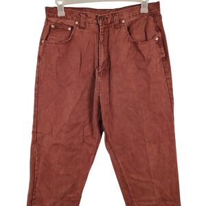 Basic Equipment Mens SZ 36x30 Tapered Cotton Twill Pants Clay Gorpcore Workwear